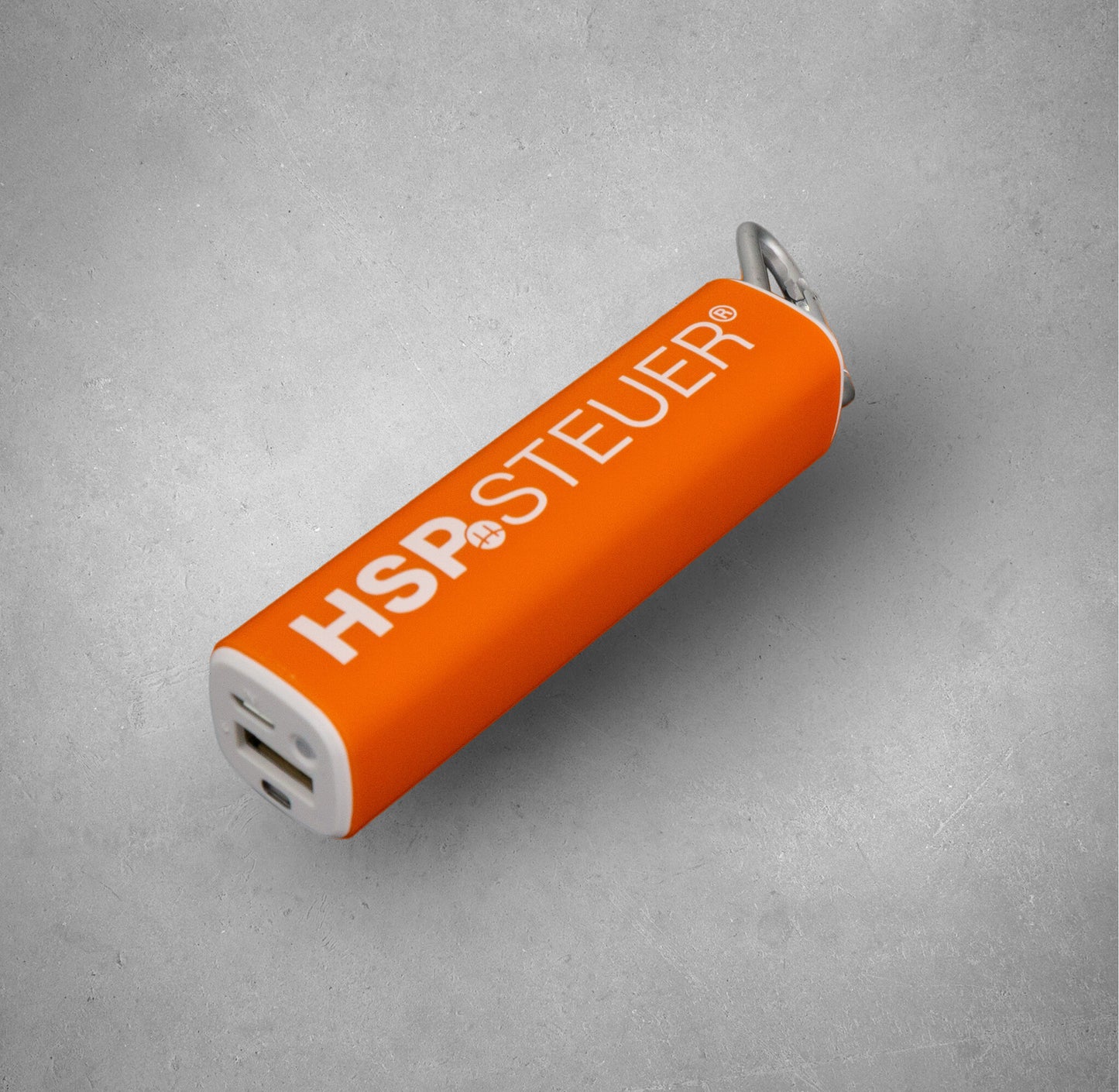 Powerbank mit HSP-Logo
