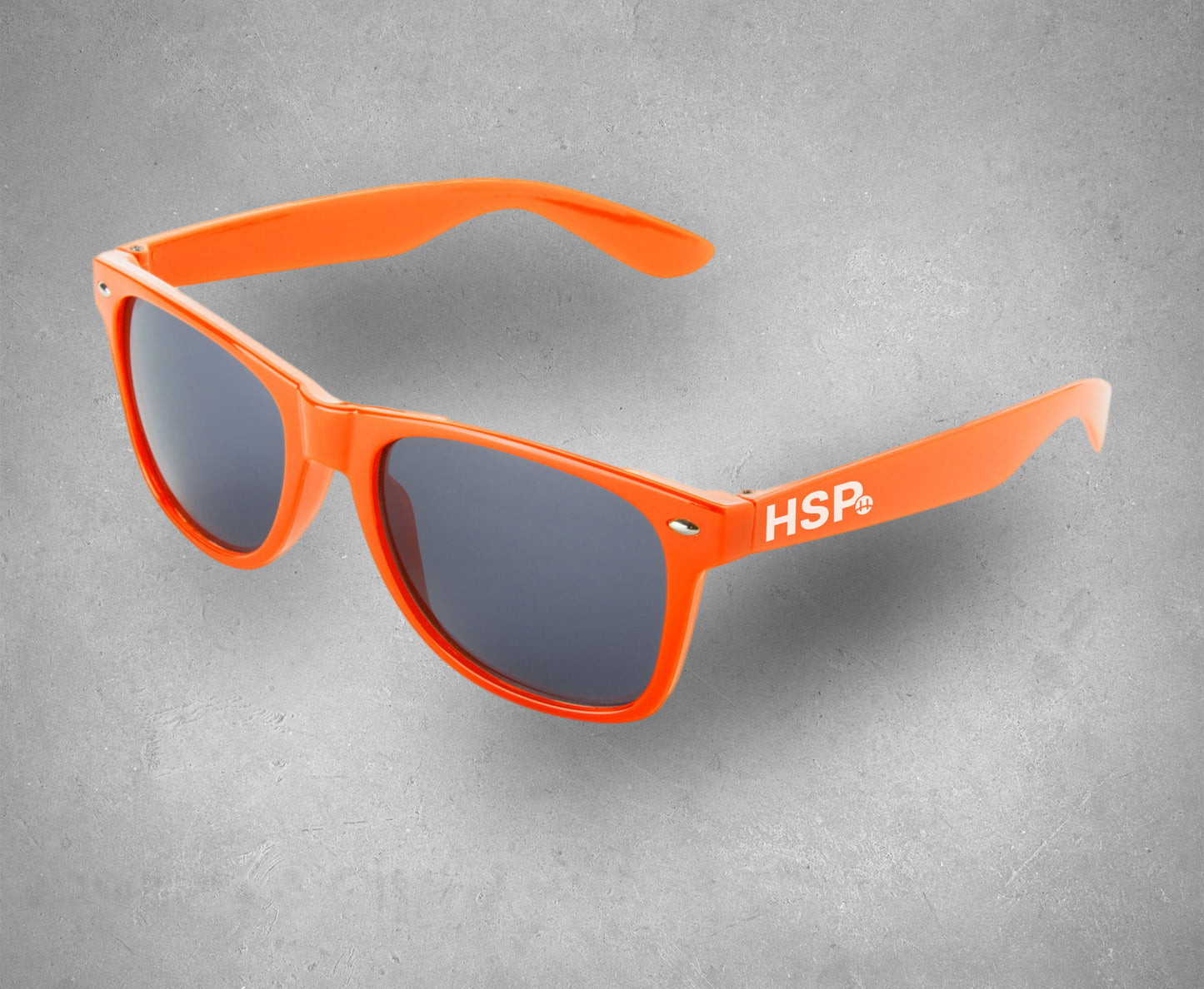 HSP Sonnenbrille mit dunklen Gläsern
