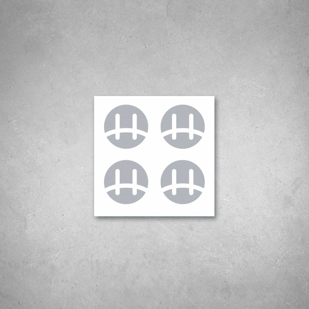 HSP Runde Signet-Aufkleber