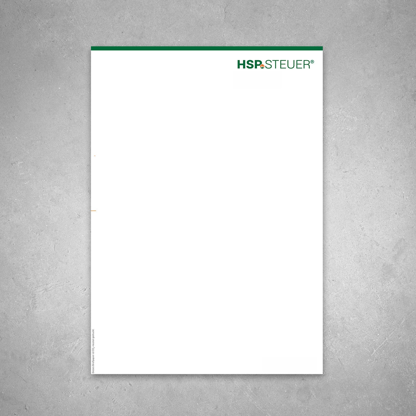 Briefpapier DIN A4 Seite 2