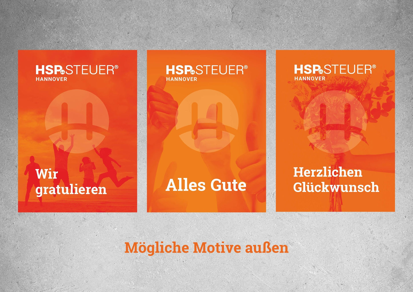 Klappkarten für verschiedene Anlässe