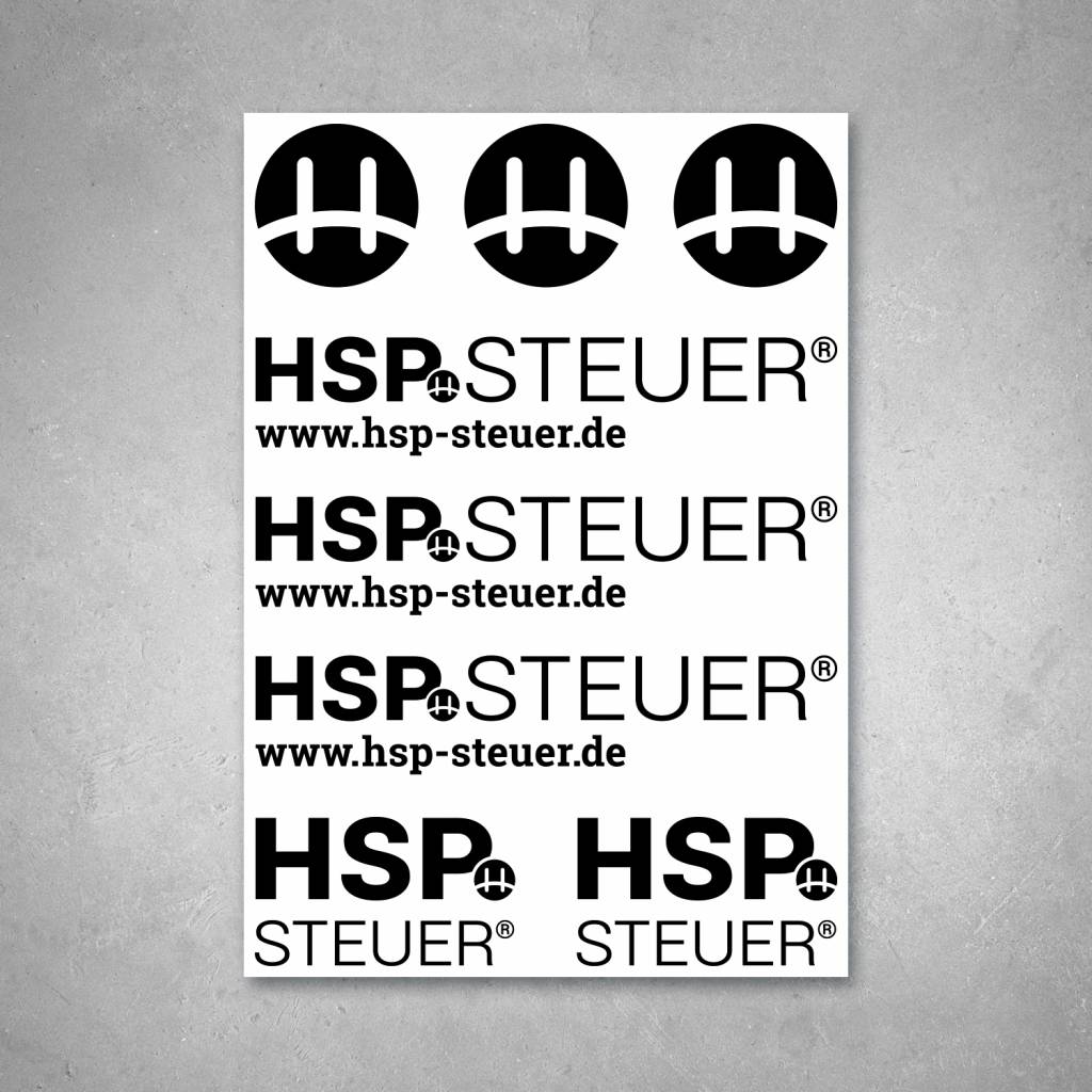 HSP Aufkleberset