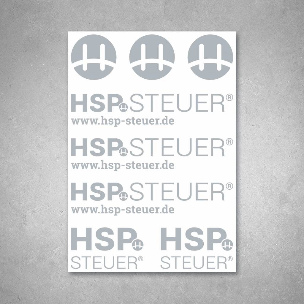 HSP Aufkleberset