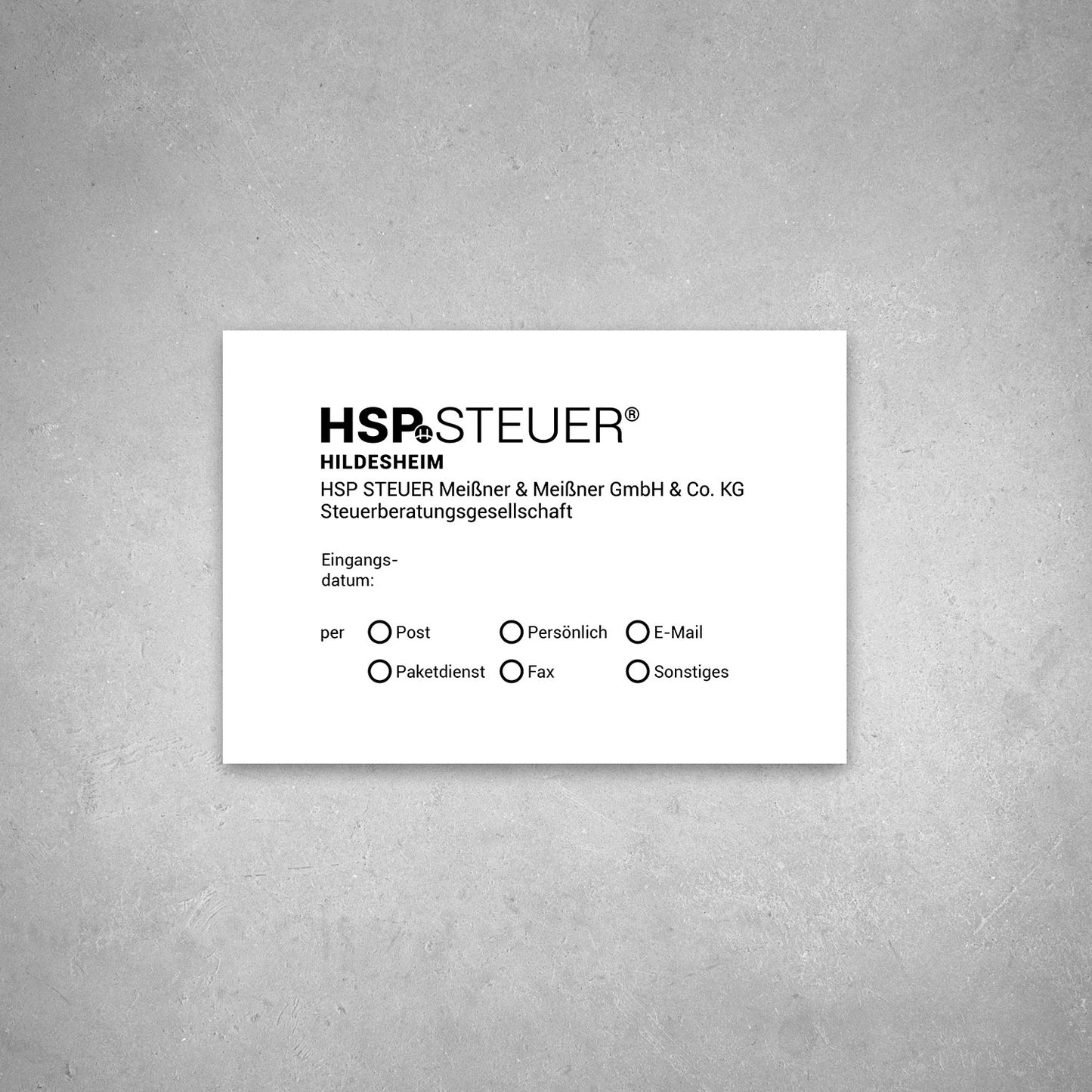 Posteingangsstempel