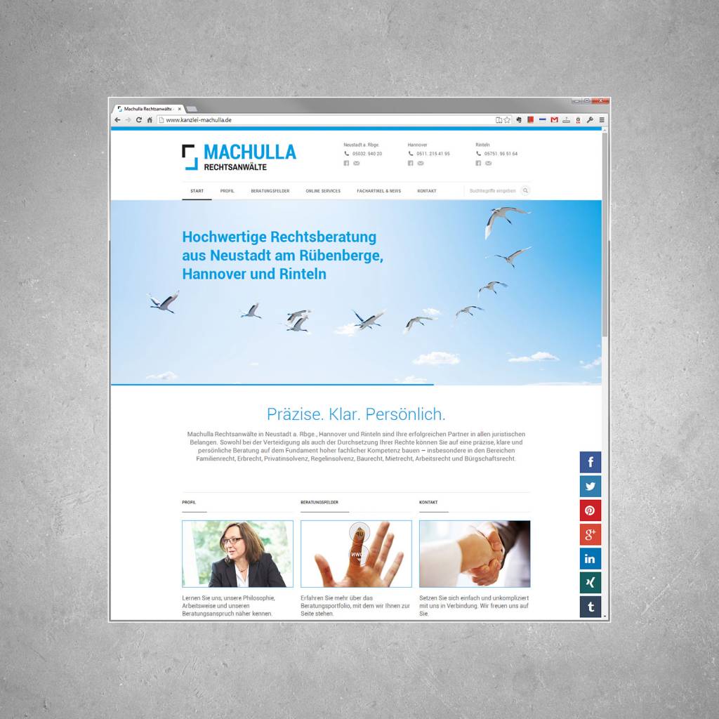 Internetpräsenz Netzwerkpartner